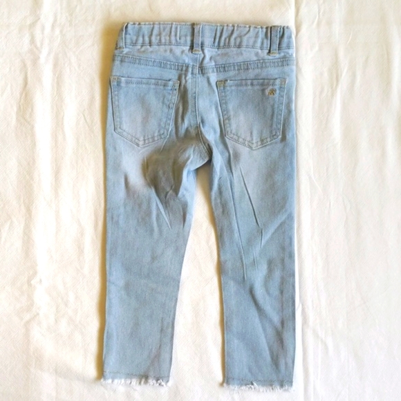 jessica simpson boho blouse & jeans matching outfit set 2T toddler girls - Picture 14 of 15